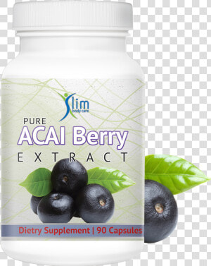 Acai Berry Extract Pure 600 Mg  HD Png Download