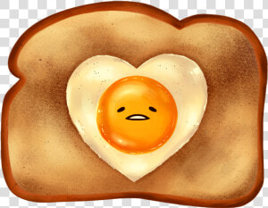 Gudetama In A Basket   Heart  HD Png Download