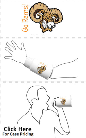 Go Rams Head Orange   Spirit Week Orange And Black  HD Png Download