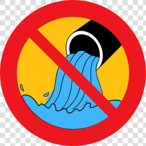 No Water Pollution Sign  HD Png Download