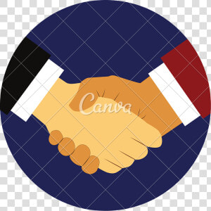 Hand Shake Isolated Icon   Respect Png Circle Icon  Transparent Png