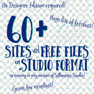 Over 60 Sites For Free Silhouette Studio Files   Free Silhouette Studio Files  HD Png Download
