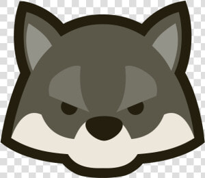 Wolf Clipart Logo   Cute Wolf Face Clipart  HD Png Download
