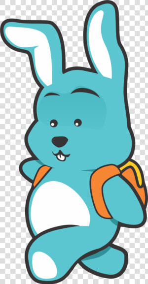 Blue Bunny Big Image Png   Honey Bunny Log  Transparent Png