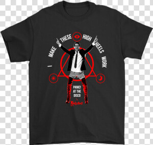 Brendon Urie Tshirt  Panic At The Disco  Death Of A   Escape T Shirt Gears  HD Png Download