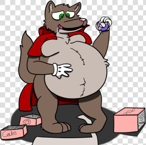 Donut Cake Theif   Cartoon  HD Png Download