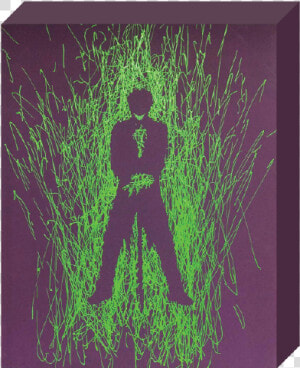 Dc Comics  Paint Splatter Canvas  Joker   Joker Silhouette  HD Png Download