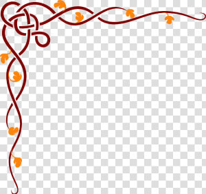 Thanksgiving Border Clip Art   Red And Grey Borders  HD Png Download