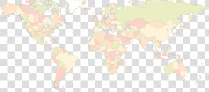 A Multitude Of Multicolored Maps   World Map Negative Png  Transparent Png