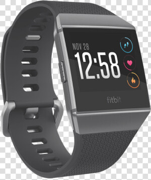 Fitbit Ionic Smoke Gray  HD Png Download