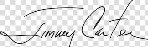 Jimmy Carter In Cursive  HD Png Download