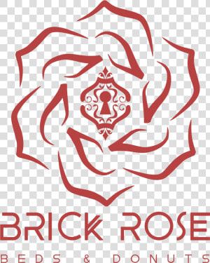 Brick Rose Beds  amp  Donuts   Illustration  HD Png Download