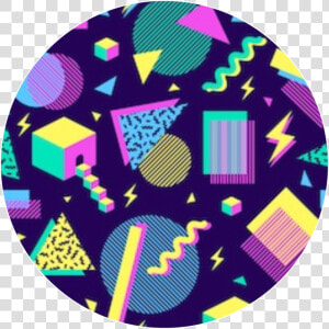 80s 90s Circle Thingy   Geometric Shape 80s Album Cover  HD Png Download