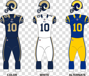 Transparent Sports Jerseys Clipart   La Rams Uniform  HD Png Download