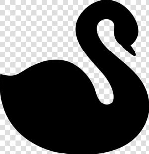 Swan Facing Right   Vector Swan Png  Transparent Png