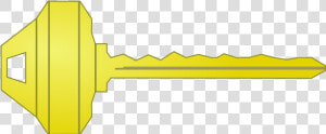 Yellow House Key   Key  HD Png Download