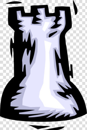 Vector Illustration Of Chess Piece Fortified European  HD Png Download
