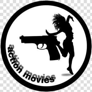 Transparent Gun Icon Png   Action Movies Icon Png  Png Download