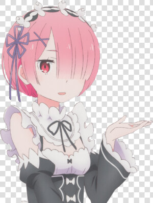  ram  re   Zero   Anime Re Zero Ram  HD Png Download