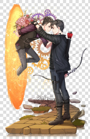 Alec Et Magnus Dessin  HD Png Download