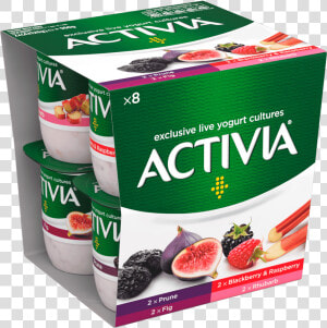 Activia Prune Fig Rhubarb Raspberry  amp  Blackberry   Activia Fat Free Yogurt Syns  HD Png Download