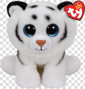 White Tiger Medium   Beanie Babies Ty Tundra  HD Png Download