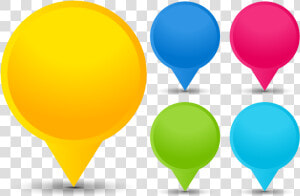 Location Pins Set Png   Offer Vector Png  Transparent Png