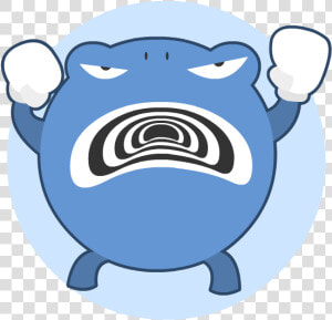 Poliwrath   Cartoon  HD Png Download