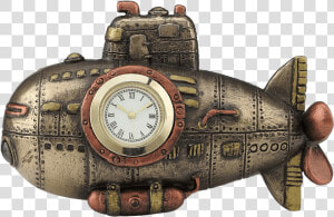 Steampunk Mini Submariner Clock   Submarine Alarm Clock  HD Png Download