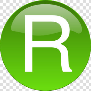 Green R Svg Clip Arts   R In Green Circle  HD Png Download