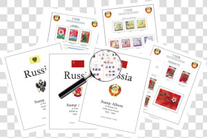 Ruskystamps Russian Stamp Album Page Previews   Graphic Design  HD Png Download