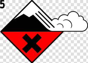 High Avalanche Danger  HD Png Download