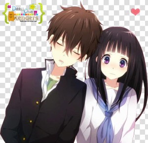 Sweet Cute Anime Couples  HD Png Download