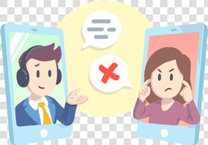 Phrases That Upset Customers   Cartoon  HD Png Download