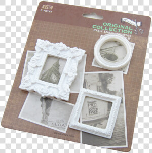 Vintage Style Resin Embellishment Set   Picture Frame  HD Png Download
