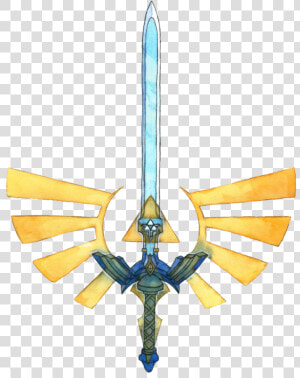 Triforce With Master Sword  HD Png Download