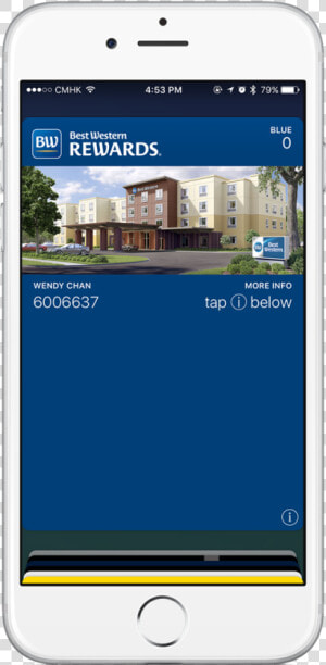Best Western Rewards Apple Wallet  HD Png Download