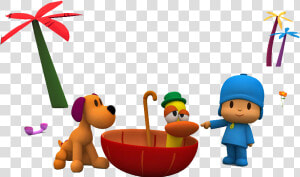 Pocoyo Un Dia De Lluvia  HD Png Download