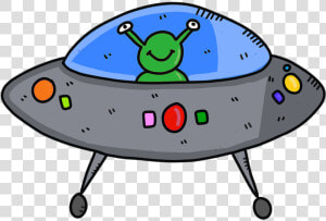 Alien  Spaceship  Ufo  Future  Fantasy  Futuristic   Alien In Ufo Clipart  HD Png Download