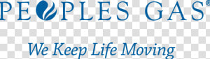 Pg17 Logo Wekeeplifemoving English Ol 1400x400   Peoples Gas Logo We Keep Life Moving  HD Png Download