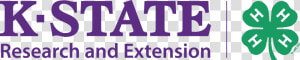 Logo   K State Research And Extension 4 H Co Brand  HD Png Download
