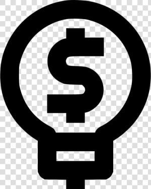 Lightbulb Cash   Profit Company Icon  HD Png Download