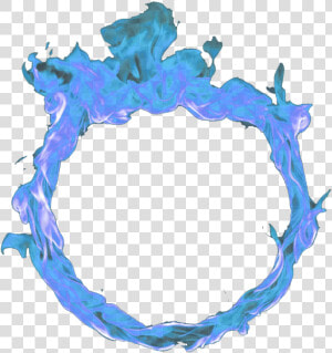 Circle Blue Fire Png   Blue Png Background Fire  Transparent Png
