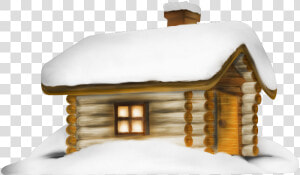 Winter House Transparent Png   Clipart House In Snow  Png Download