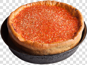 Deep Dish Pizza   Quiche  HD Png Download