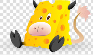 Vacas Animadas Y Queso  HD Png Download