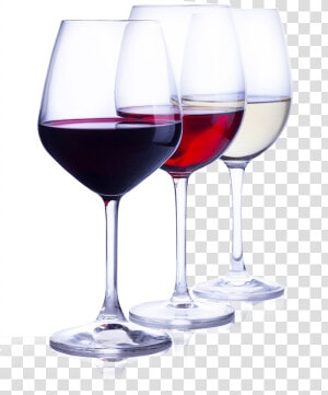 3 Wine Glasses With Different Varietals   Wine Glass  HD Png Download