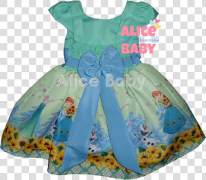 Vestido Da Frozen Primavera  HD Png Download