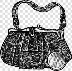 Vintage Bag   Hand Handbag Designs Drawing  HD Png Download