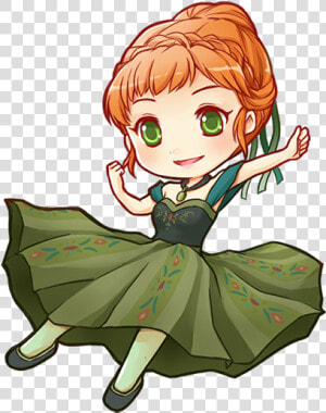 Revenge Drawing Anna Transparent Png Clipart Free Download   Disney Princess Chibi Drawing  Png Download